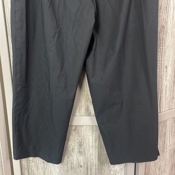 Talbots lightweight rayon/spandex black Capri pants women's 8P - Picture 7 of 12
